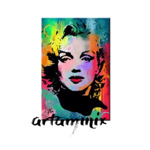 Quadro ritratto moderno Marilyn Monroe